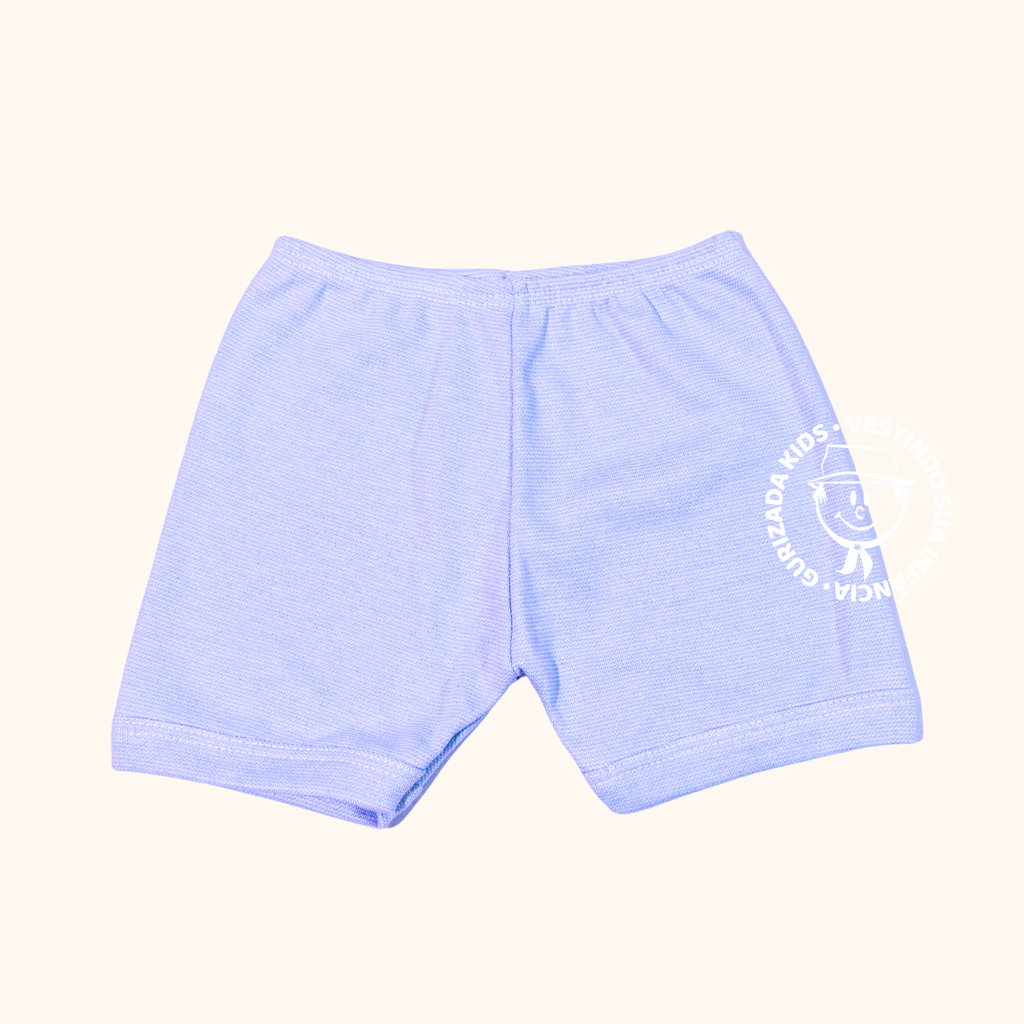 Kit 3 Peças Shorts Tapa Fraldas Suedine - P ao GG - Cores Sortidas