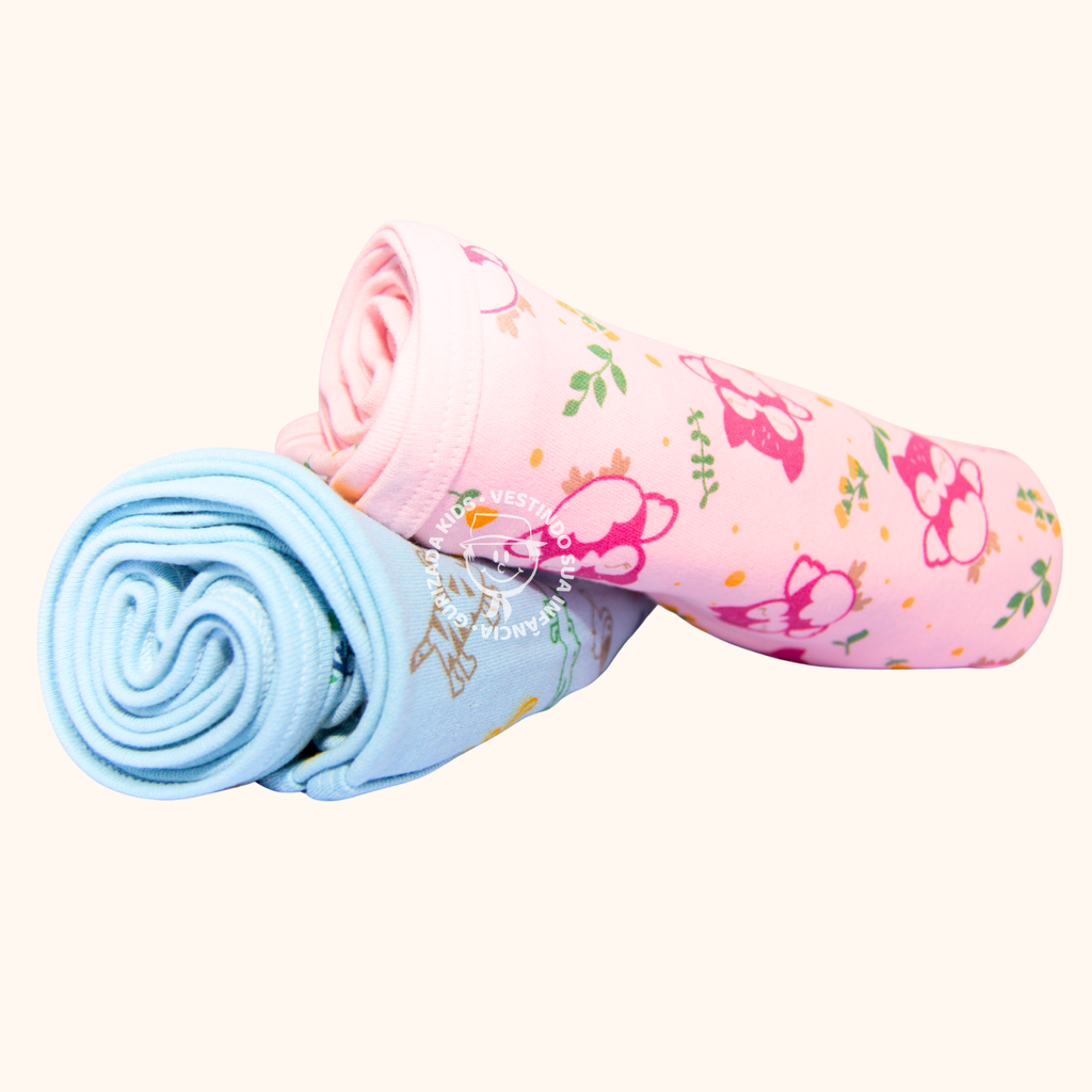 Cueiro Suedine Estampado - Cores/Estampas Sortidas