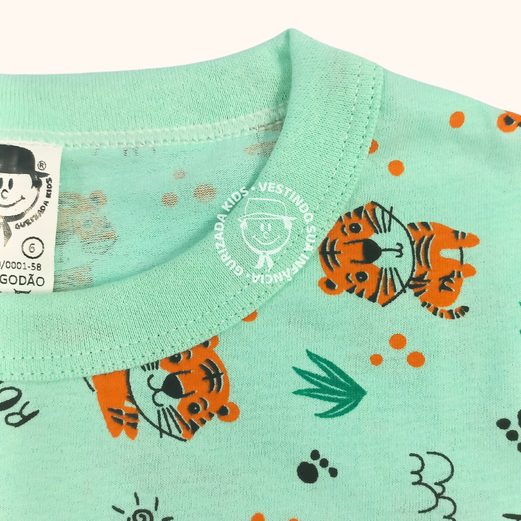Pijama Infantil Manga Longa Em Malha Estampada Com Punho - 4 ao 8 -  Estampas Sortidas