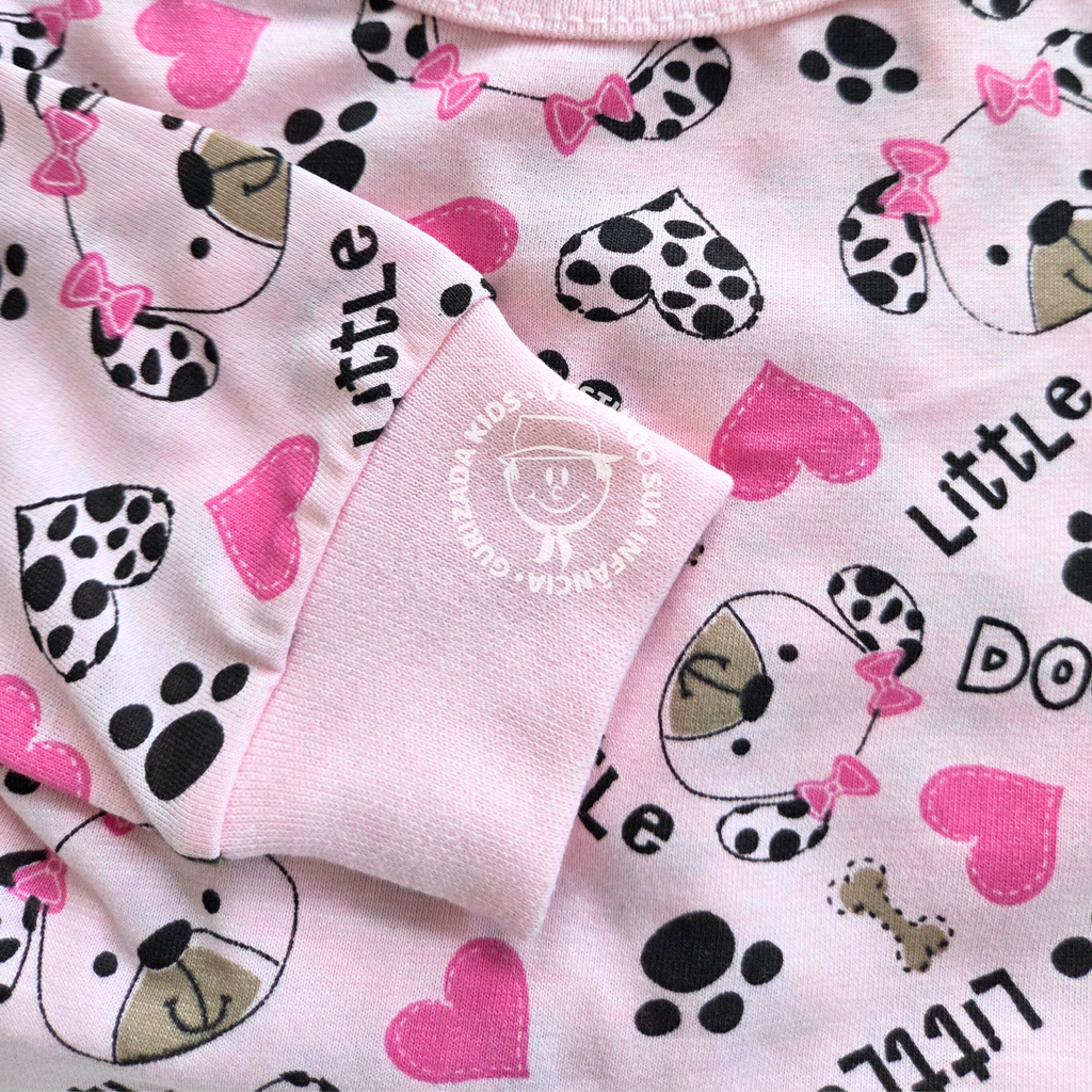 Pijama Infantil Manga Longa Em Malha Estampada Com Punho - 4 ao 8 -  Estampas Sortidas