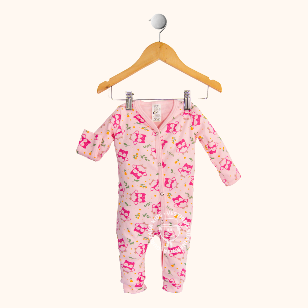 Macacão Baby Em Suedine Estampado Sem Pé - RN ao GG - Estampas Sortidas