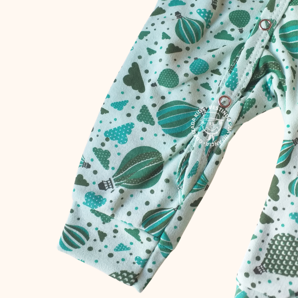 Macacão Baby Em Suedine Estampado Sem Pé - RN ao GG - Estampas Sortidas
