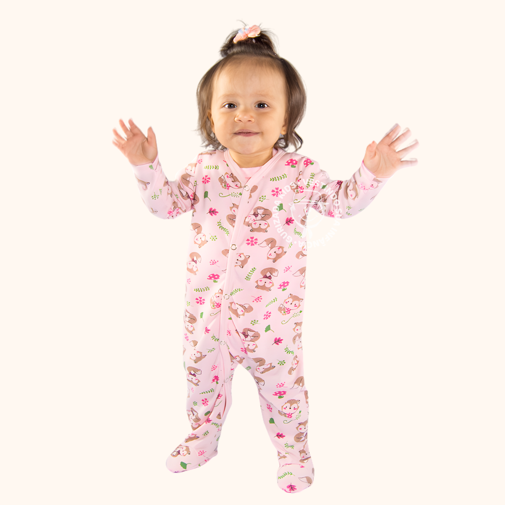 Macacão com Pé Anatômico em Suedine – RN ao GG - Estampas/Cores Sortidas