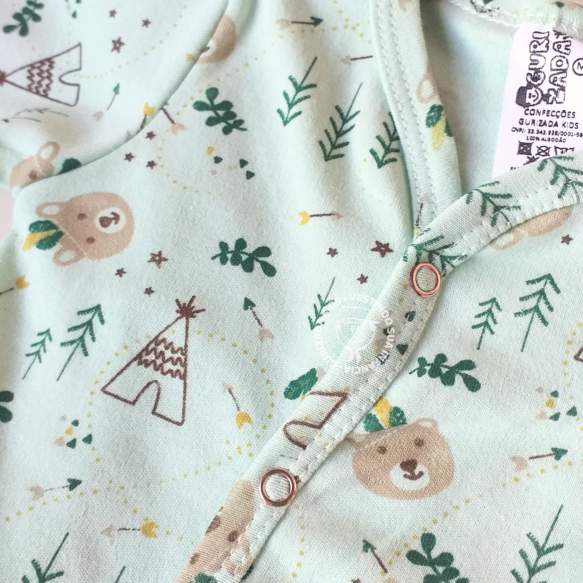 Macacão com Pé Anatômico em Suedine – RN ao GG - Estampas/Cores Sortidas