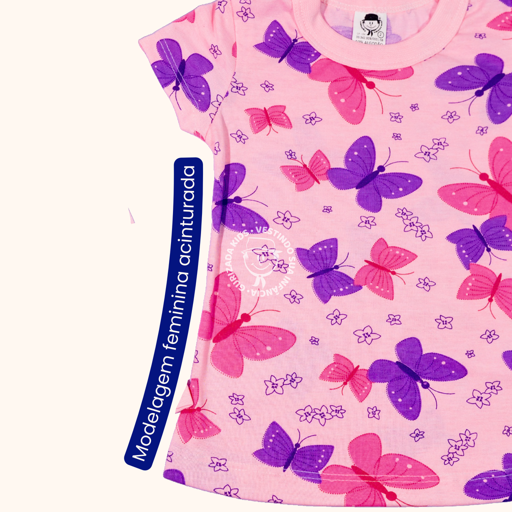Pijama Infantil Em Malha - 1 ao 3 - Cores/Estampas Sortidas