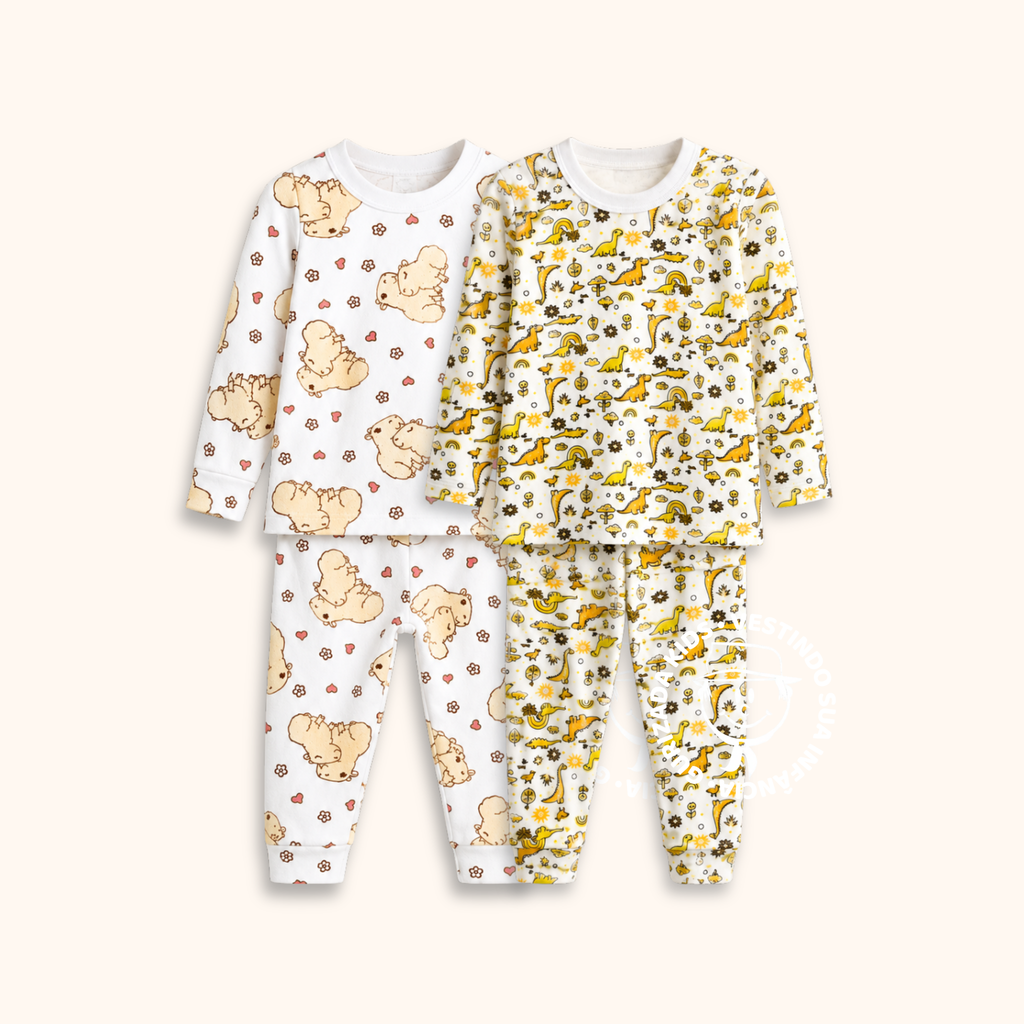 Conjunto Inverno Unisoft Infantil - 1 ao 3 - Estampas Sortidas