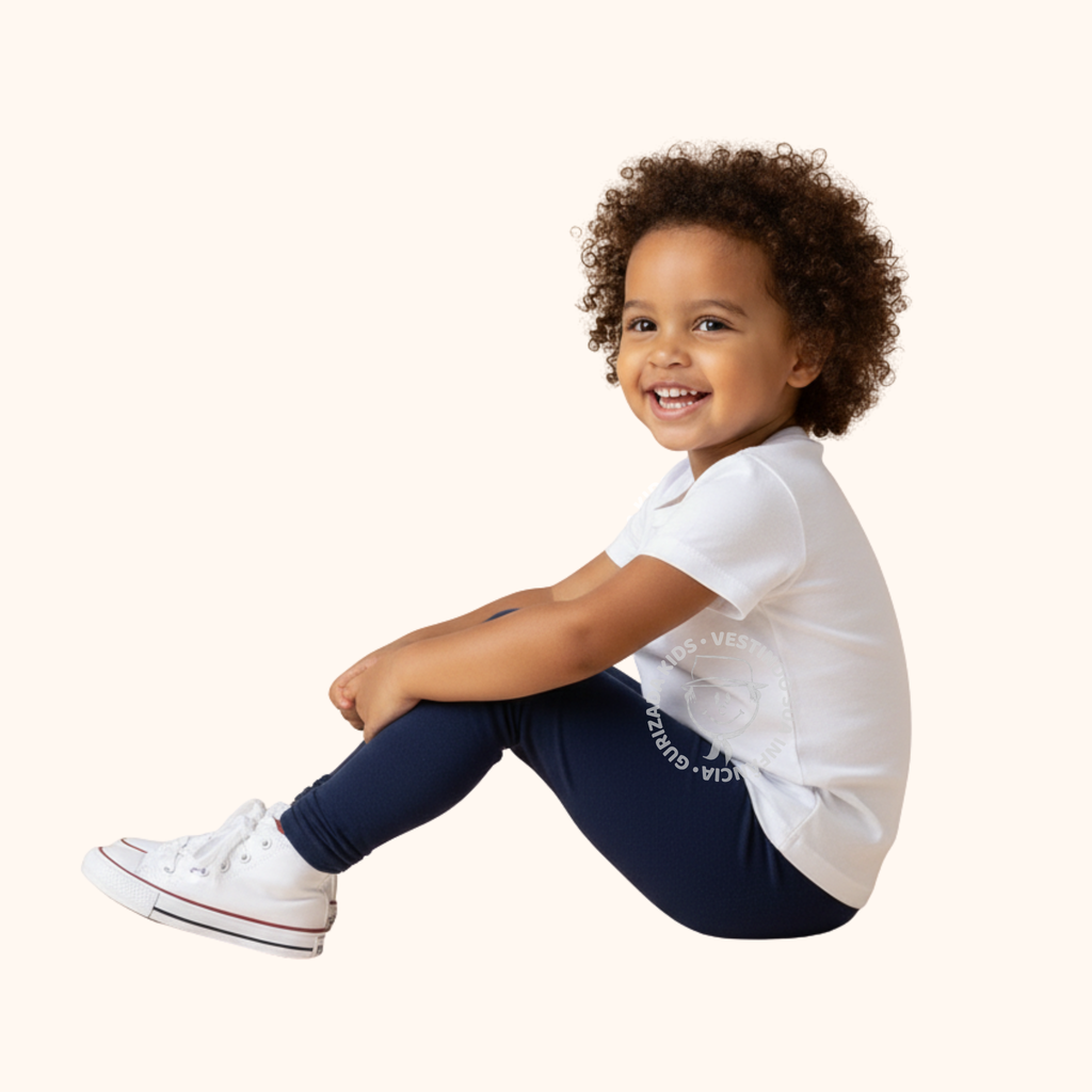 Kit 3 Peças Legging Infantil – Cotton - 1 ao 3 - Cores Sortidas