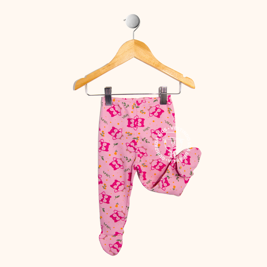Kit 3 Peças, Mijão em Suedine Estampado com Pé Anatômico, RN ao GG - Cores/Estampas Sortidas