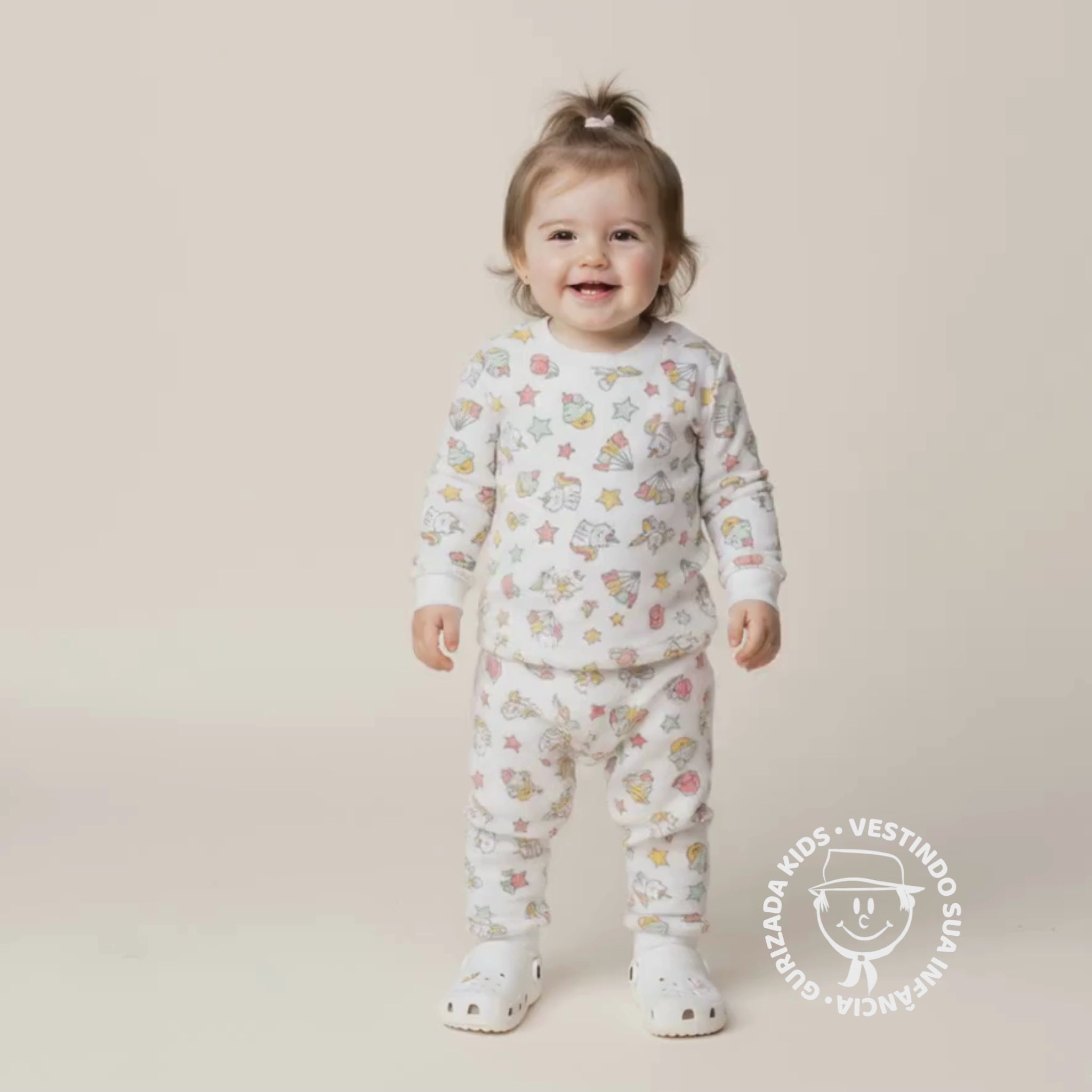Conjunto Inverno Unisoft Infantil - 1 ao 3 - Estampas Sortidas
